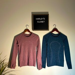 Lululemon Athletica Swiftly Tech Bundle of two shirts, both size 2